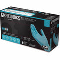 Ammex Gloveworks Blue Nitrile PF Ind LG Gloves