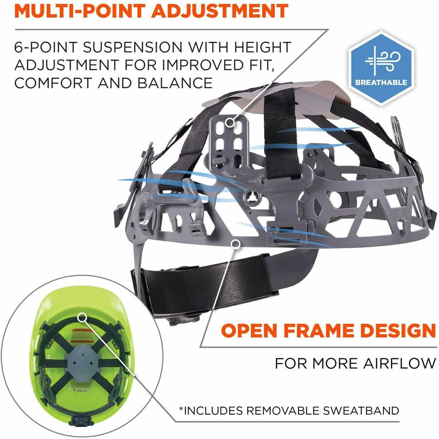 Ergodyne 8966 Lightweight Cap-Style Hard Hat