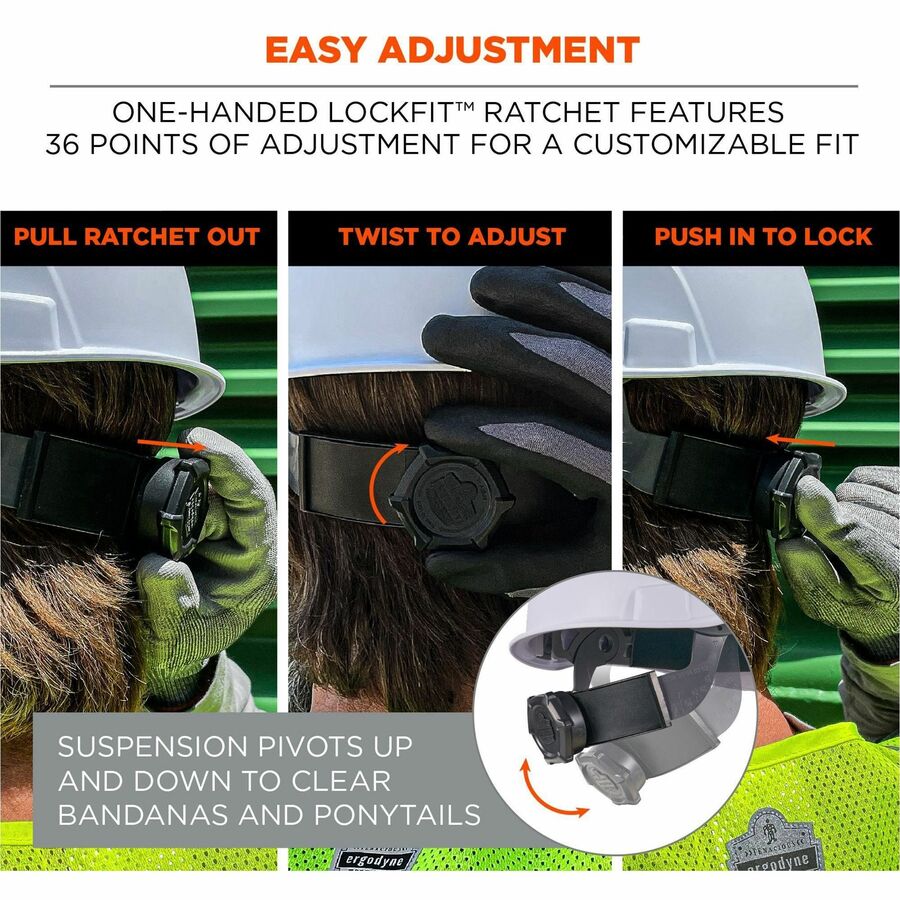 Ergodyne 8966 Lightweight Cap-Style Hard Hat