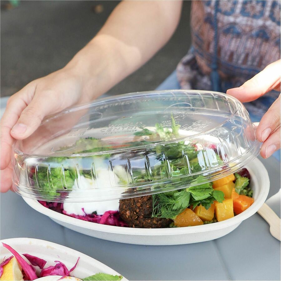 World Centric Compostable Clear Bowl Lids