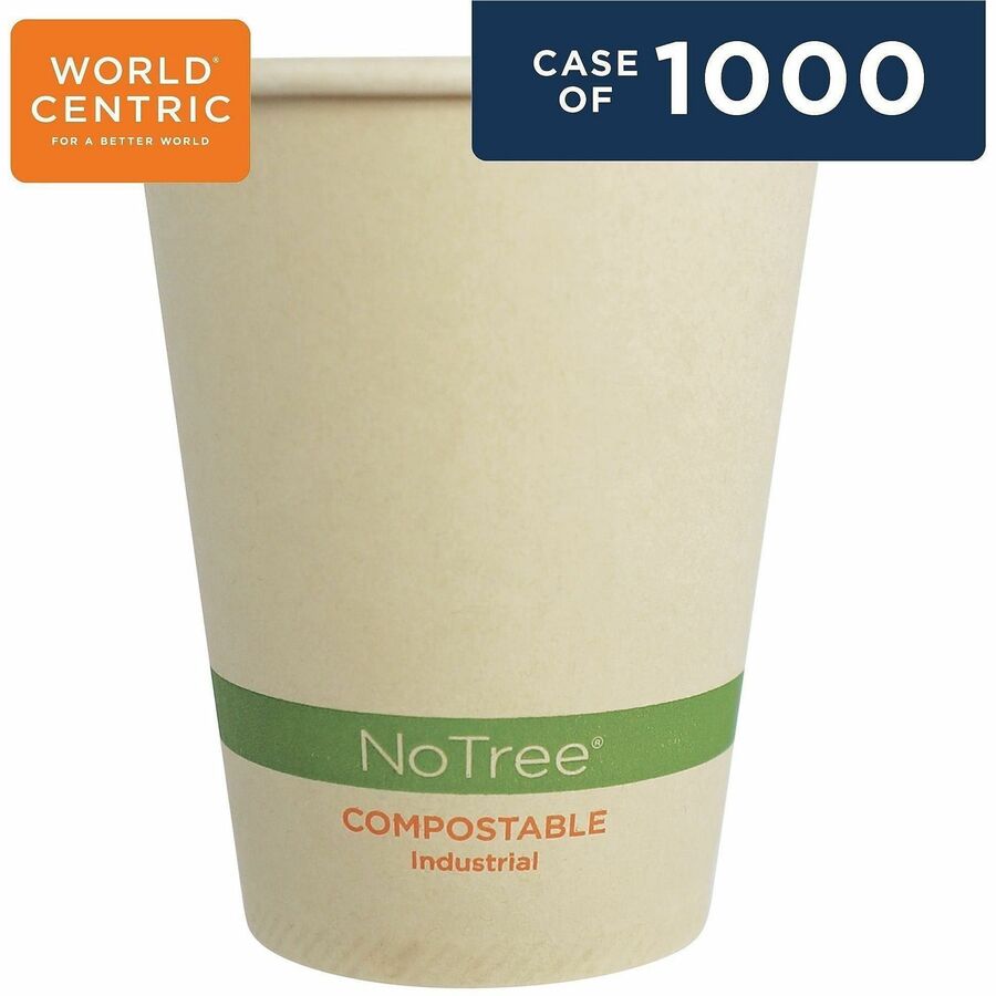 World Centric Compostable NoTree Paper Hot Cups