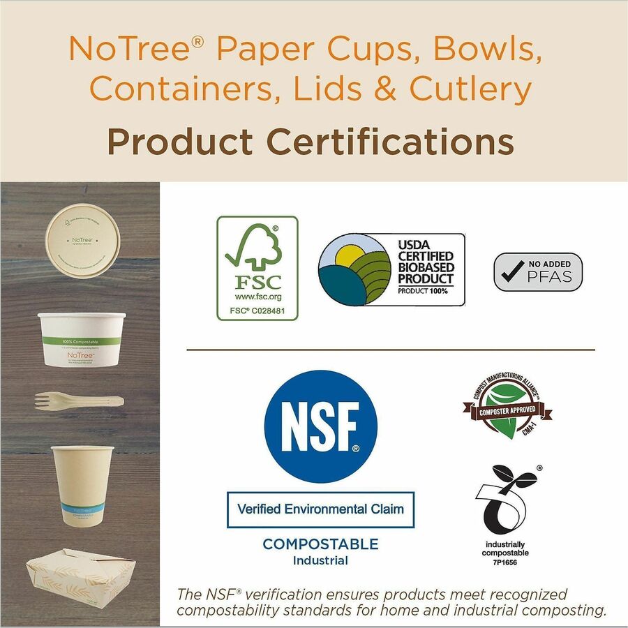 World Centric NoTree Paper Hot Cups
