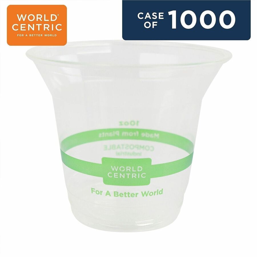 World Centric Compostable Clear Cold Cups