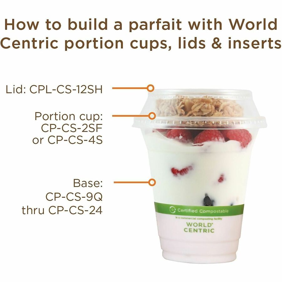 World Centric Compostable Clear Cold Cups