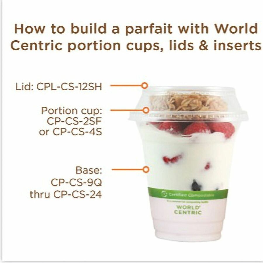 World Centric Compostable Clear Cold Cups