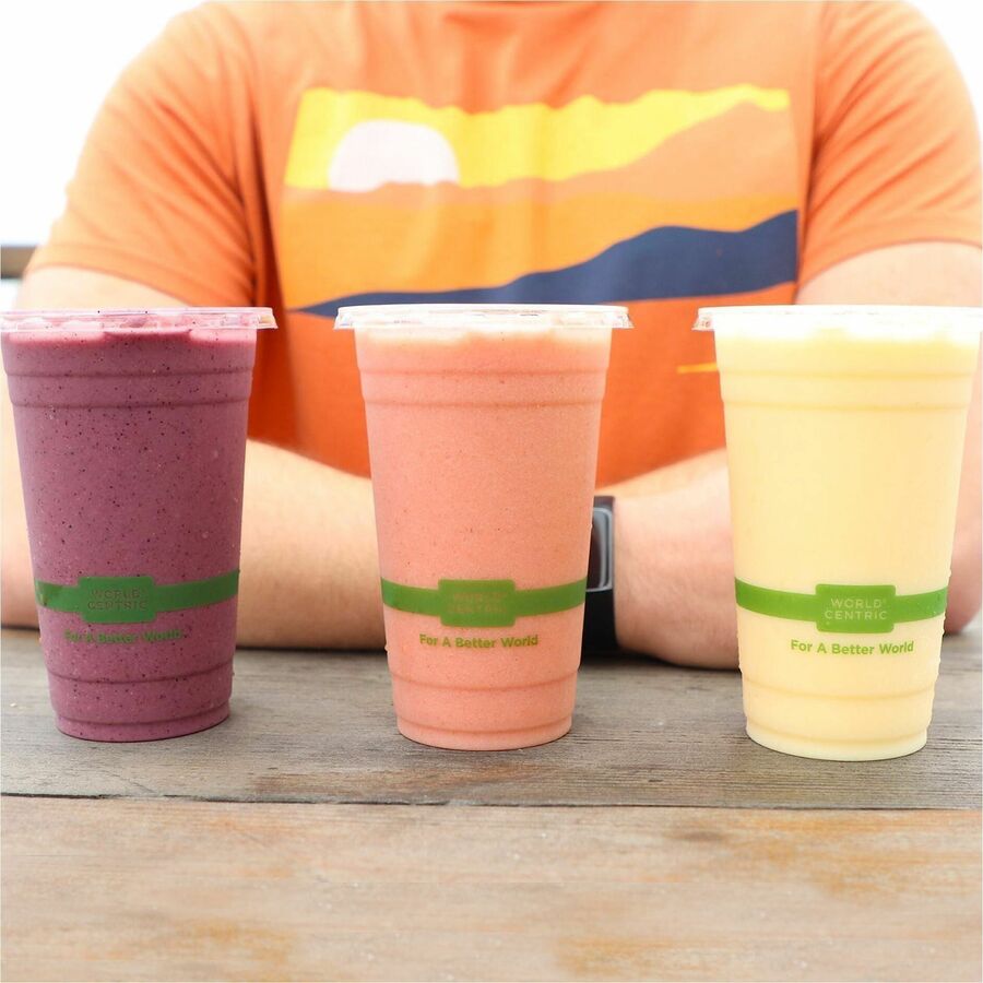 World Centric Compostable Clear Cold Cups