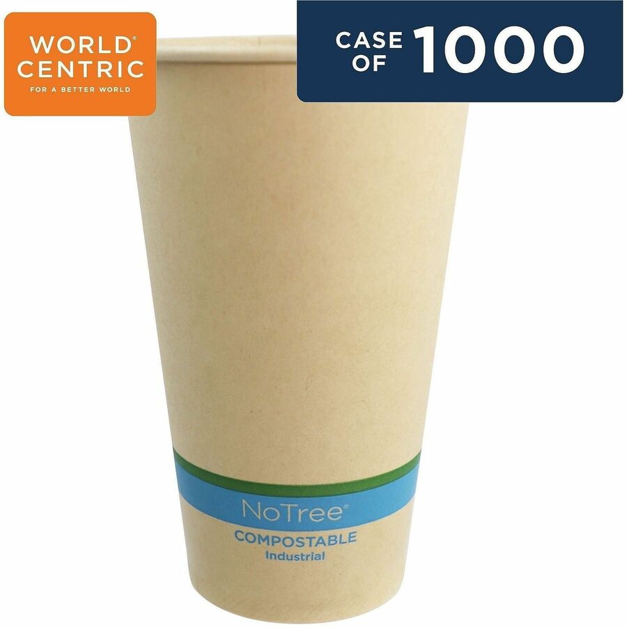 World Centric Compostable NoTree Paper Cold Cups