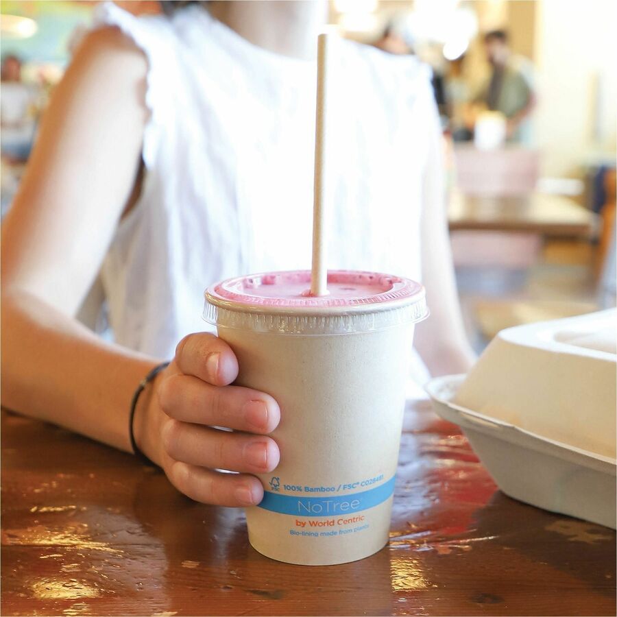 World Centric NoTree Compostable Paper Cold Cups