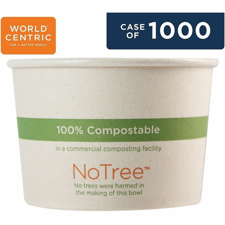 World Centric Compostable NoTree Paper Bowl