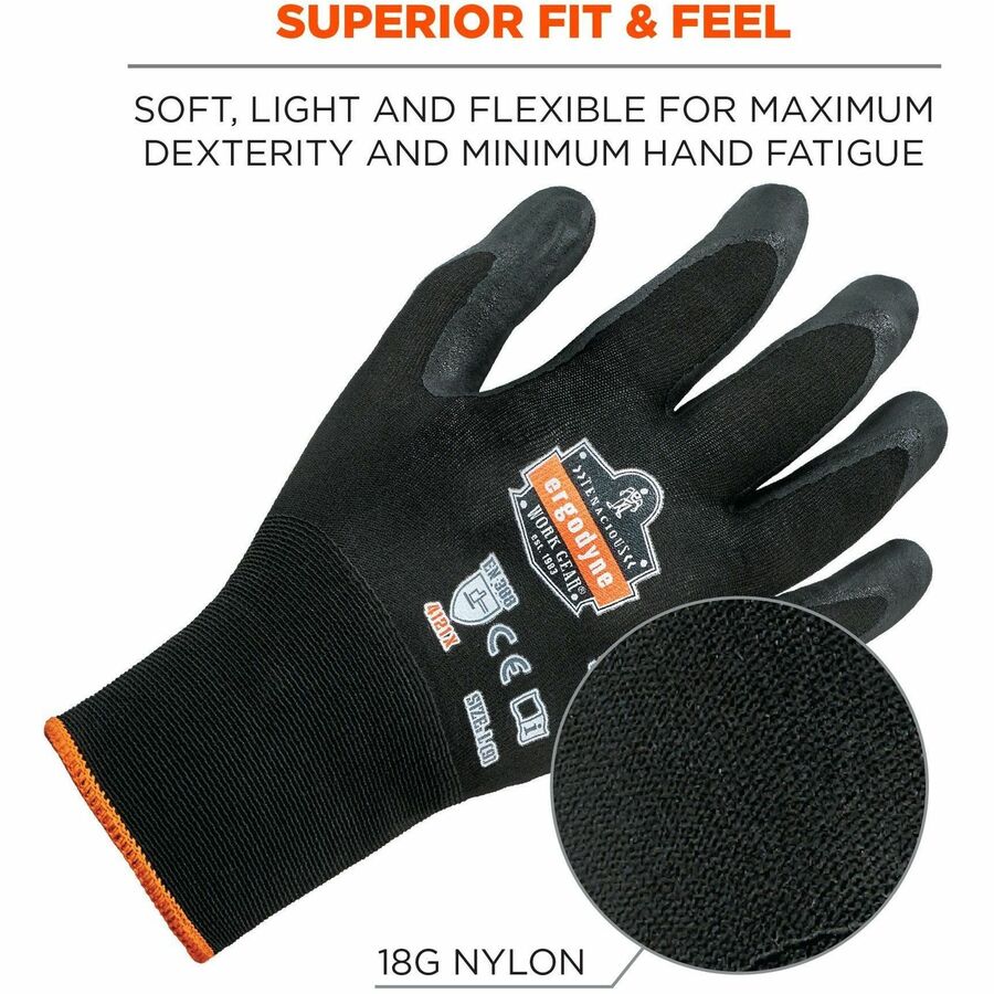 Ergodyne ProFlex 7001 Nitrile-Coated Gloves