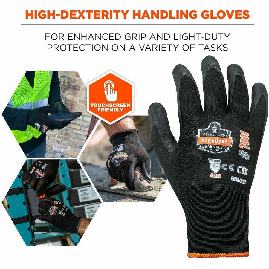 Ergodyne ProFlex 7001 Nitrile-Coated Gloves