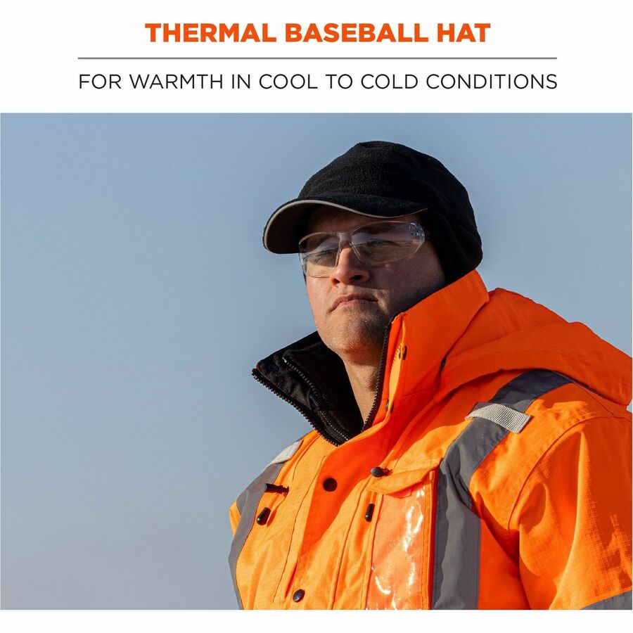 Ergodyne 6807 Winter Baseball Cap with Ear Flaps