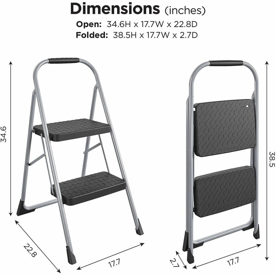 Cosco 2-Step Big Step Folding Step Stool