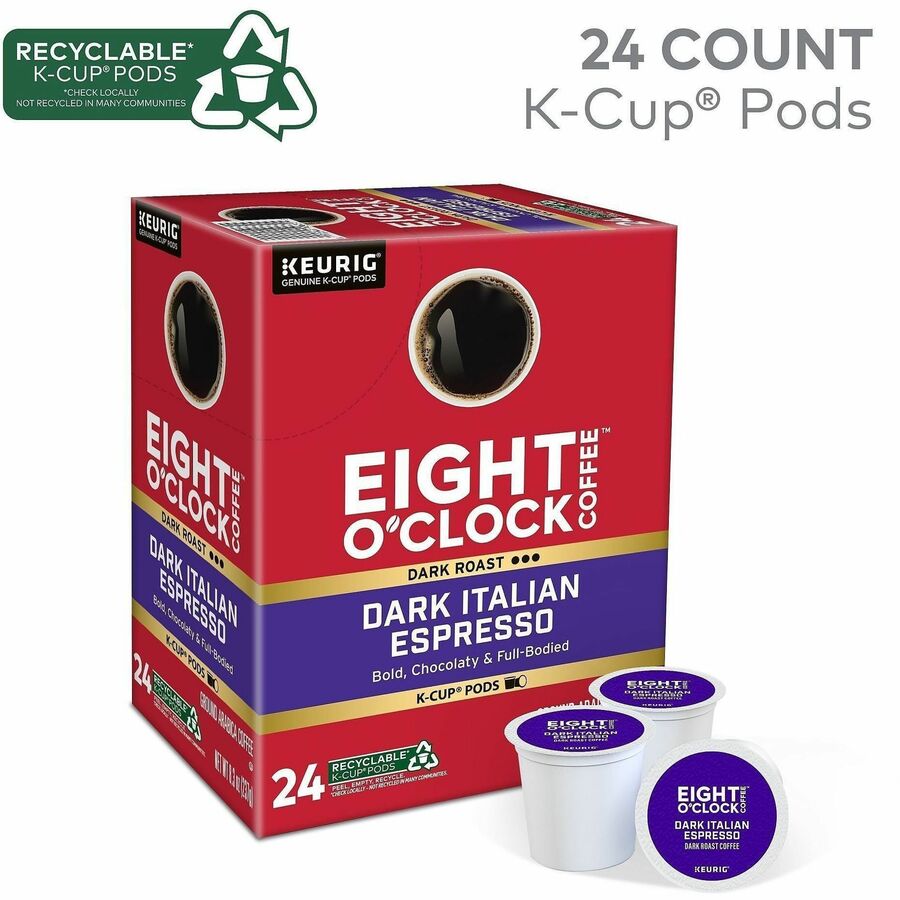 Eight O'Clock® K-Cup Dark Italian Espresso Coffee