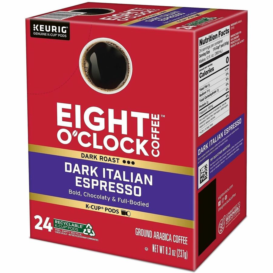 Eight O'Clock® K-Cup Dark Italian Espresso Coffee
