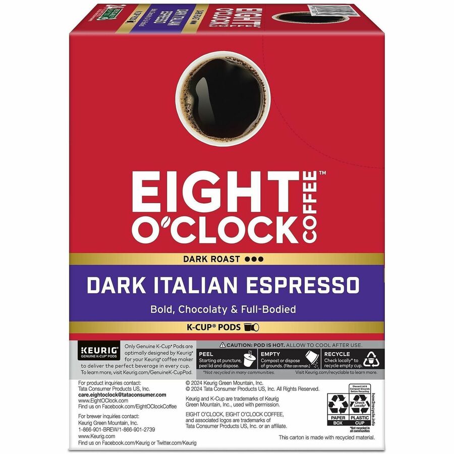 Eight O'Clock® K-Cup Dark Italian Espresso Coffee