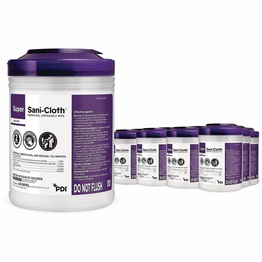 PDI Super Sani-Cloth Germicidal Disposable Wipe