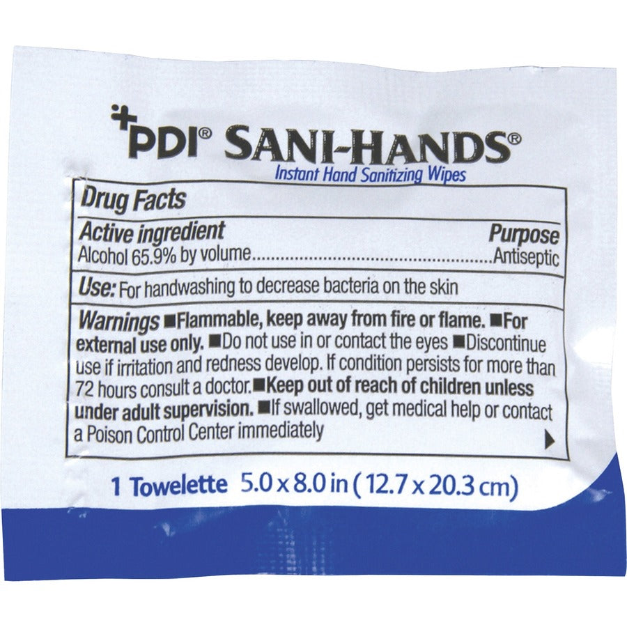 PDI Sani-Hands Instant Hand Sanitizing Wipes