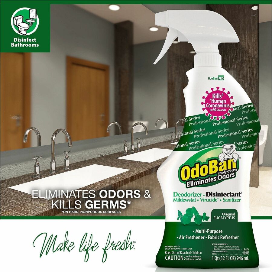 OdoBan Eucalyptus Deodorizer Disinfectant Spray