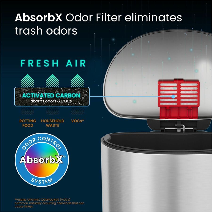 HLS Commercial Fire-Rated Soft Step Trash Can