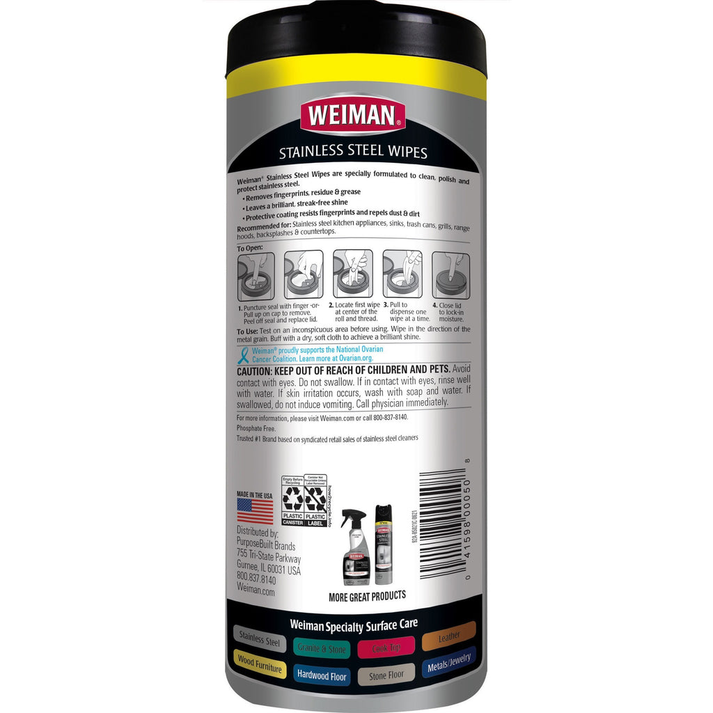 Weiman Stainless Steel Wipes