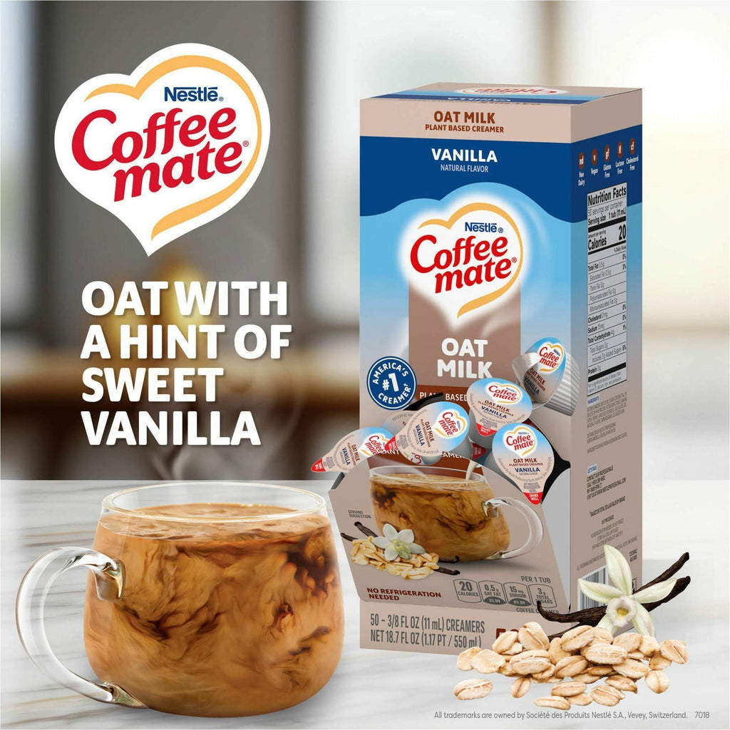 Coffee mate Oat Milk Vanilla Liquid Creamer Singles
