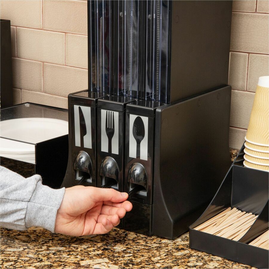 Mind Reader 3-Compartment Utensil Dispenser Organizer