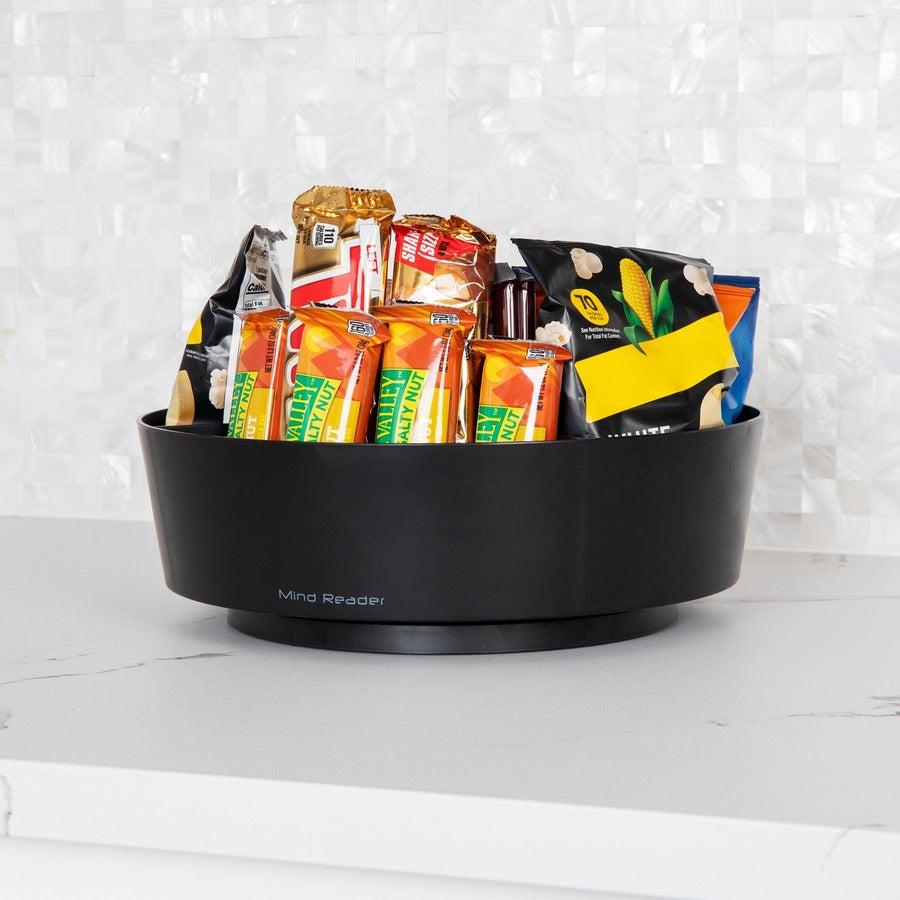 Mind Reader 4-Compartment Snack Carousel Organizer