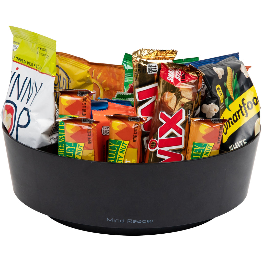 Mind Reader 4-Compartment Snack Carousel Organizer