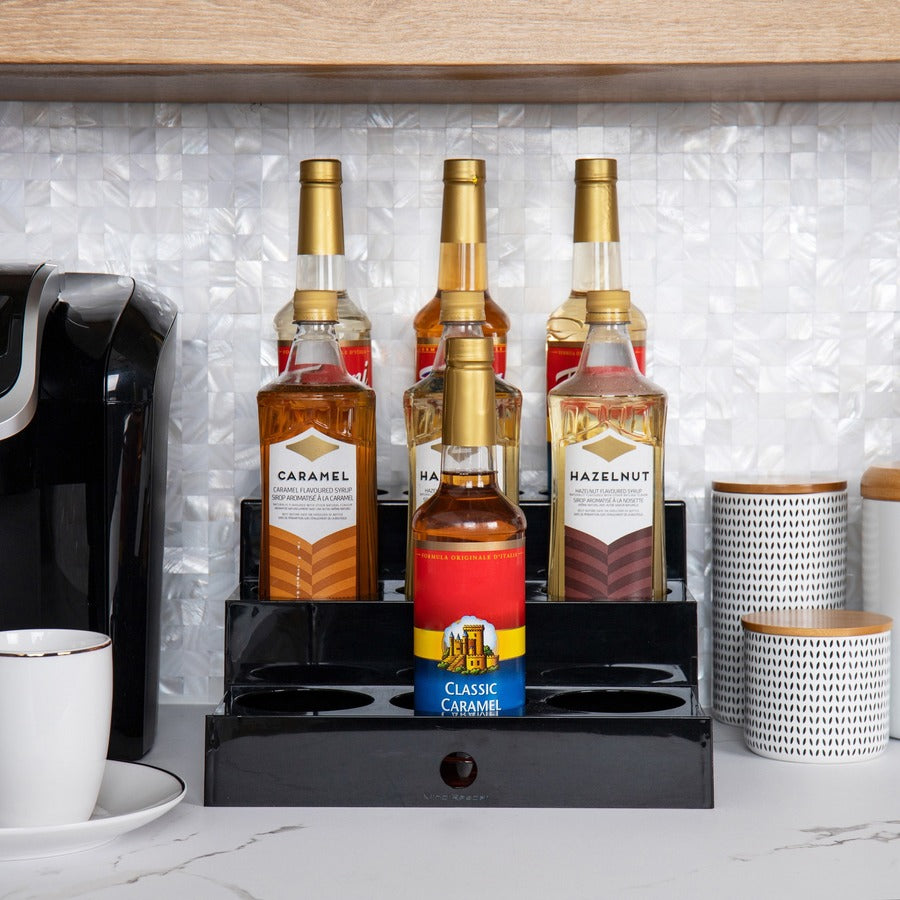 Mind Reader 9-Compartment Nested Syrup Bottle Holder