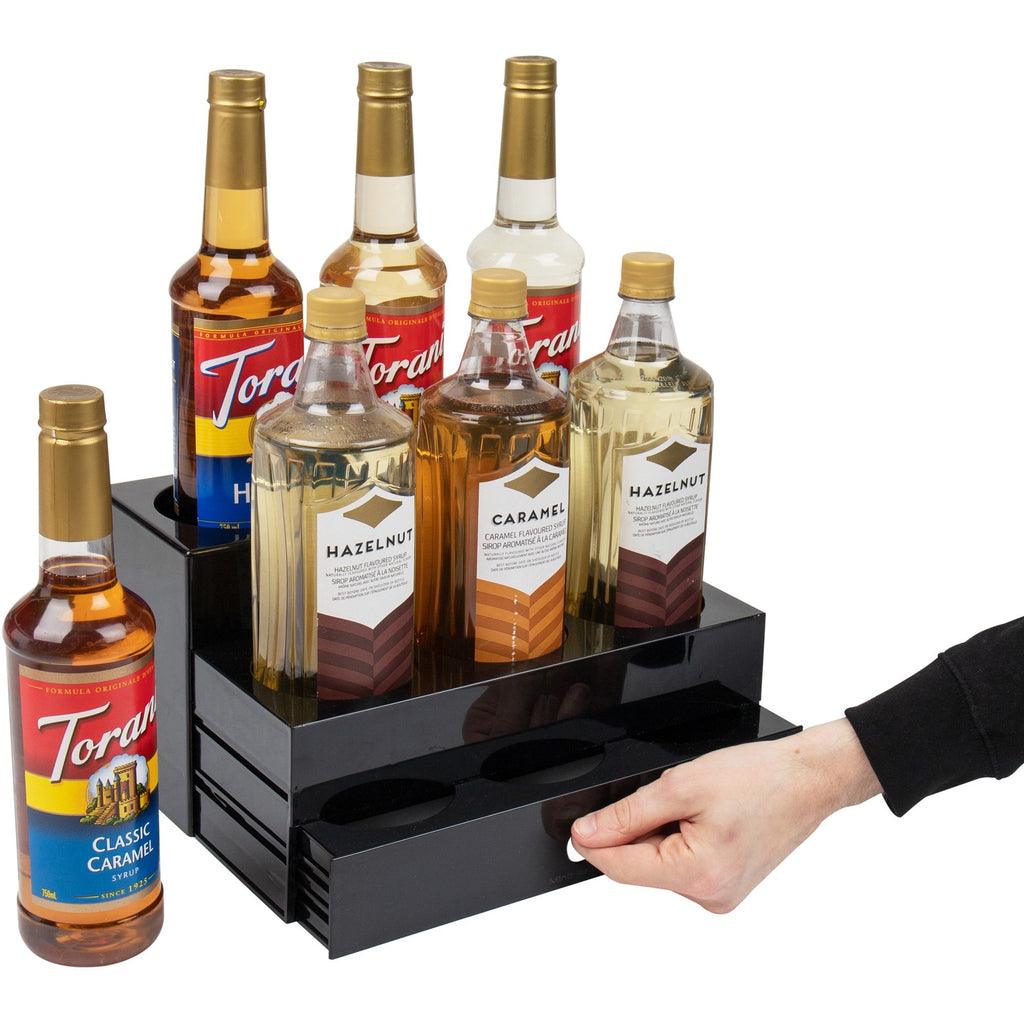 Mind Reader 9-Compartment Nested Syrup Bottle Holder