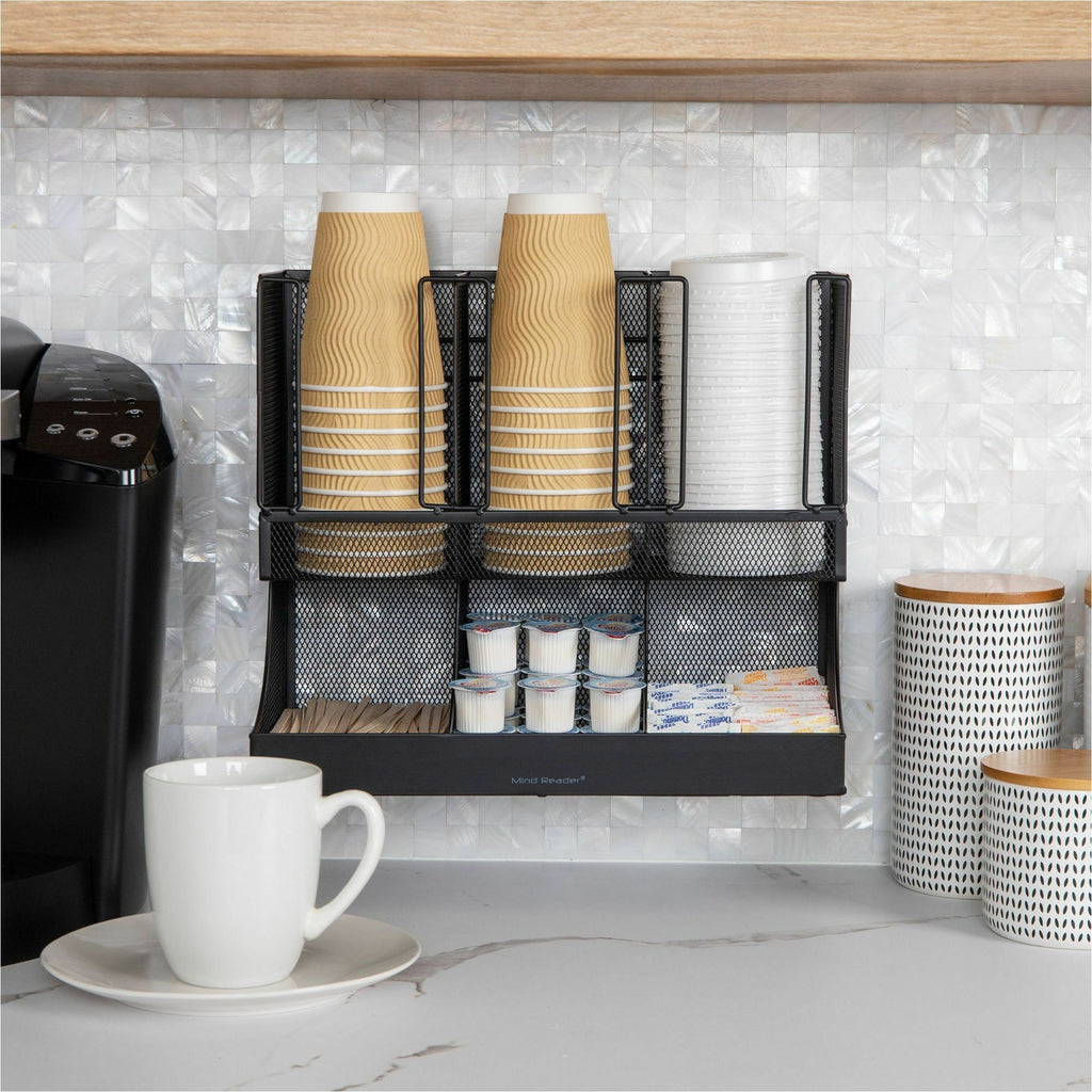Mind Reader 6-Compartment Coffee Condiment Organizer