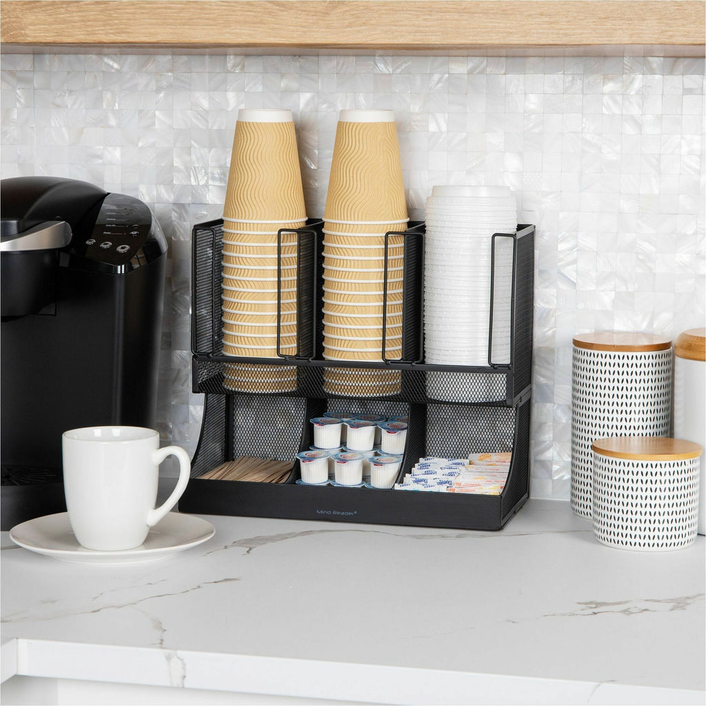 Mind Reader 6-Compartment Coffee Condiment Organizer