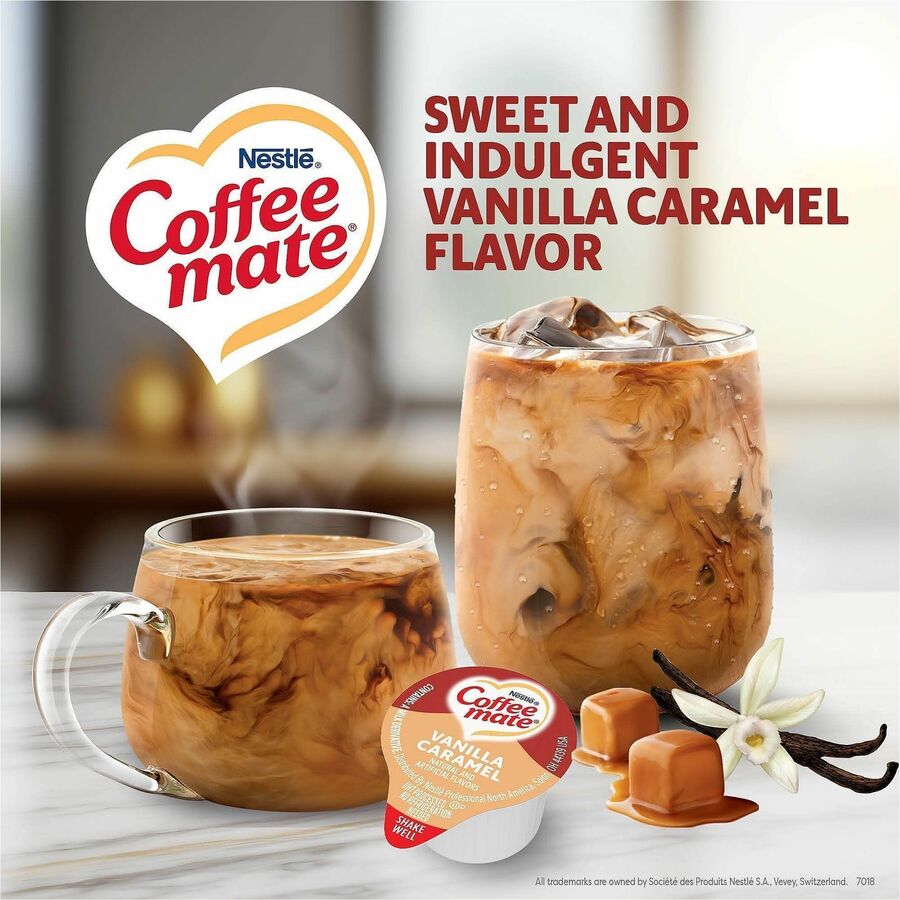 Coffee mate Vanilla Caramel Nondairy Liquid Creamer Singles