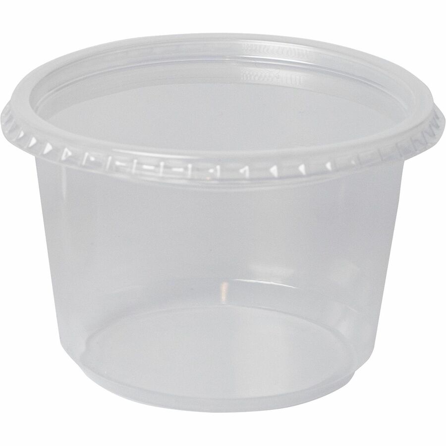 BluTable 16 oz/32 oz Round Deli Tub Container Lids
