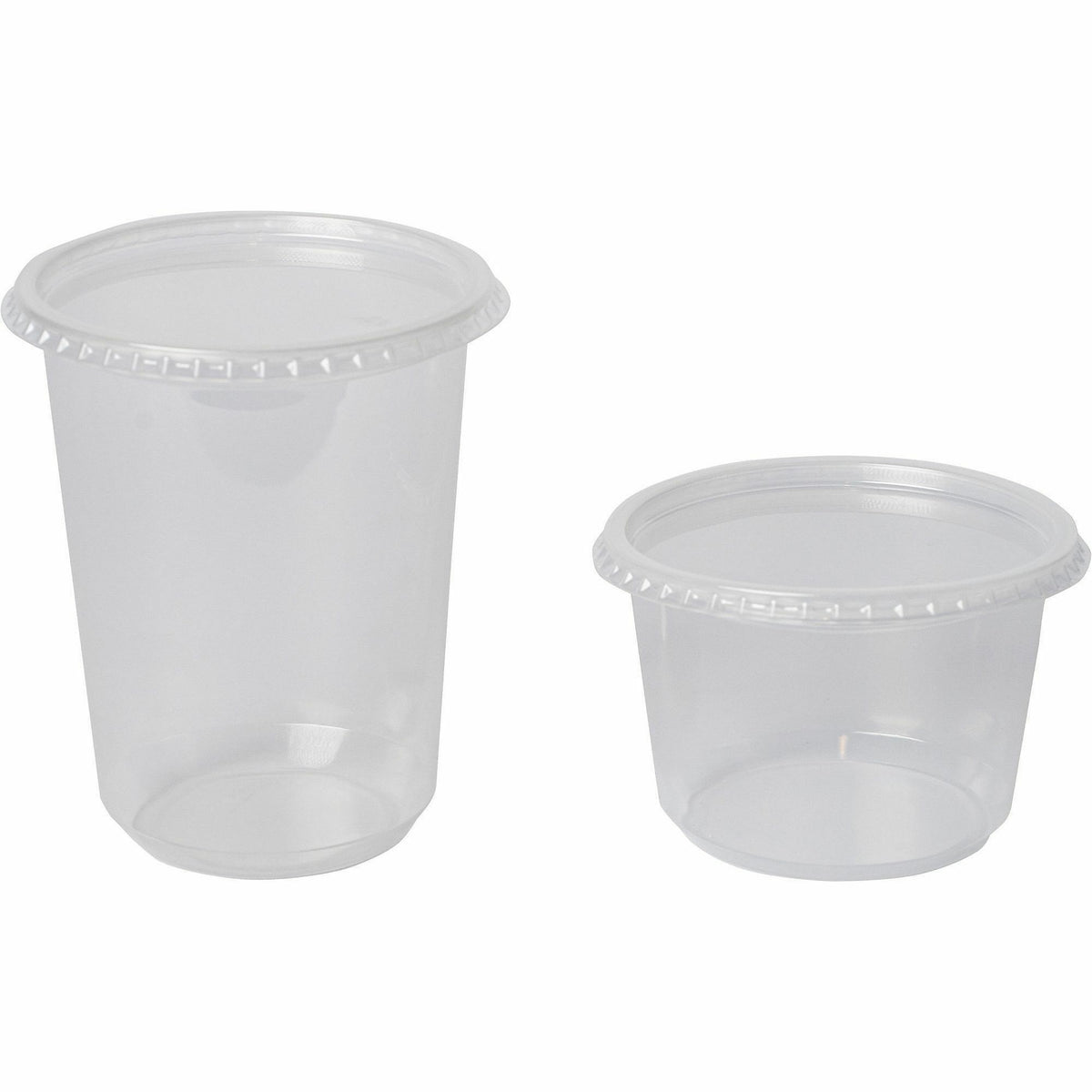 BluTable 16 oz/32 oz Round Deli Tub Container Lids
