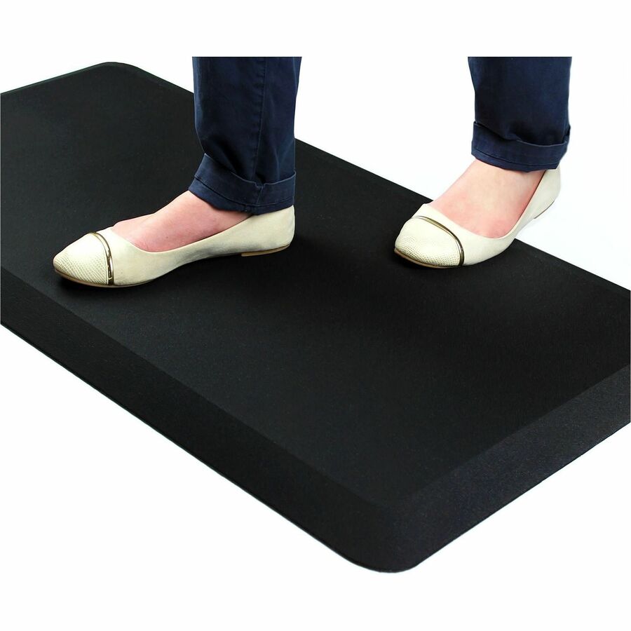 Floortex Black Standing Comfort Mat - 20" x 32"