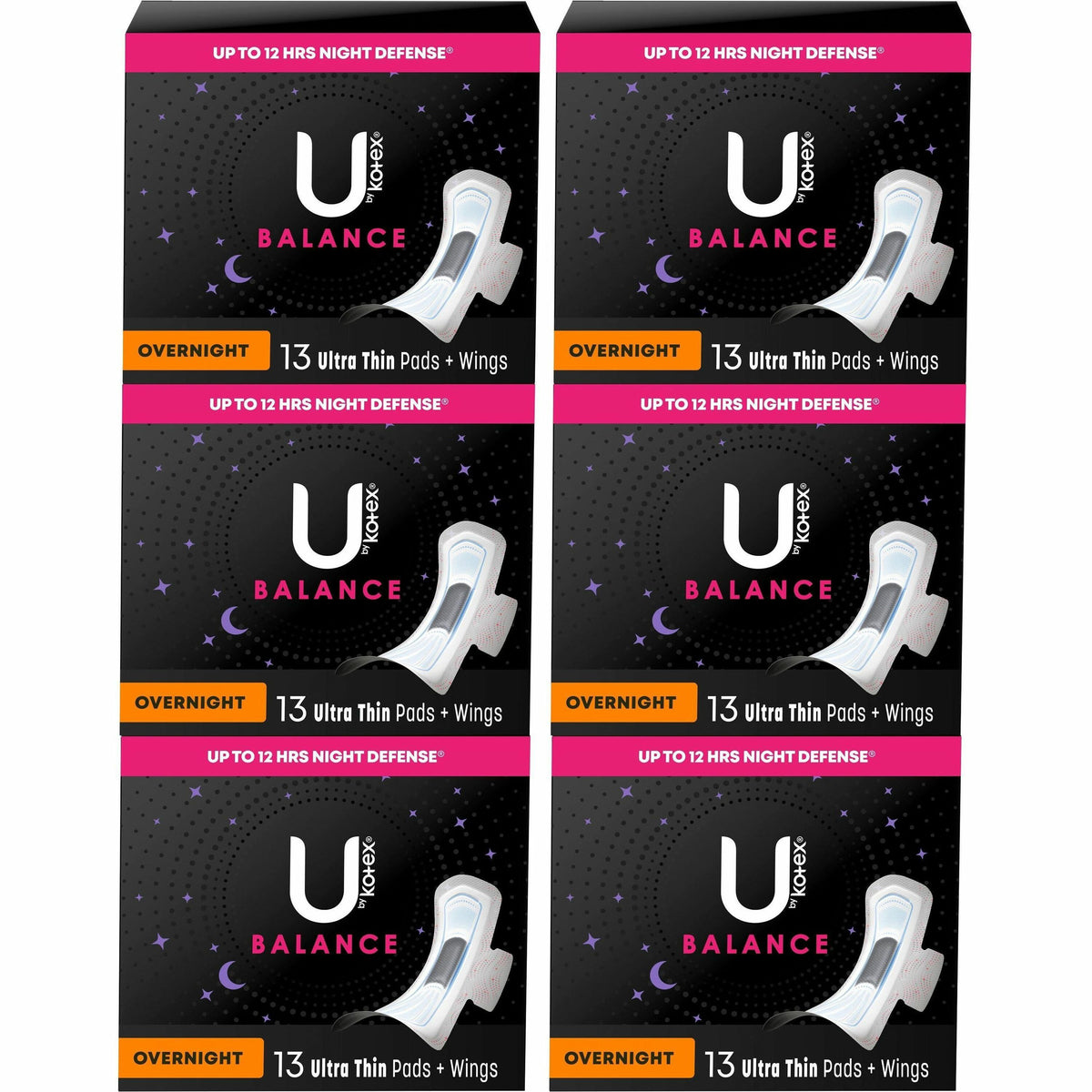 U by Kotex Ultra Thin Overnight Pads