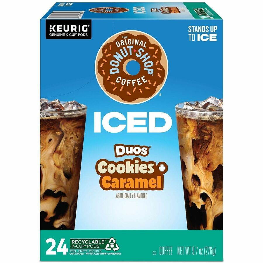 The Original Donut Shop® K-Cup Iced Duos Cookies and Caramel Coffee
