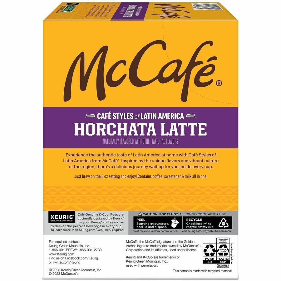 McCafé® K-Cup Horchata Latte
