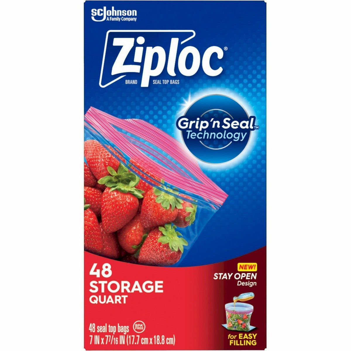 Ziploc® Stand-Up Storage Bags