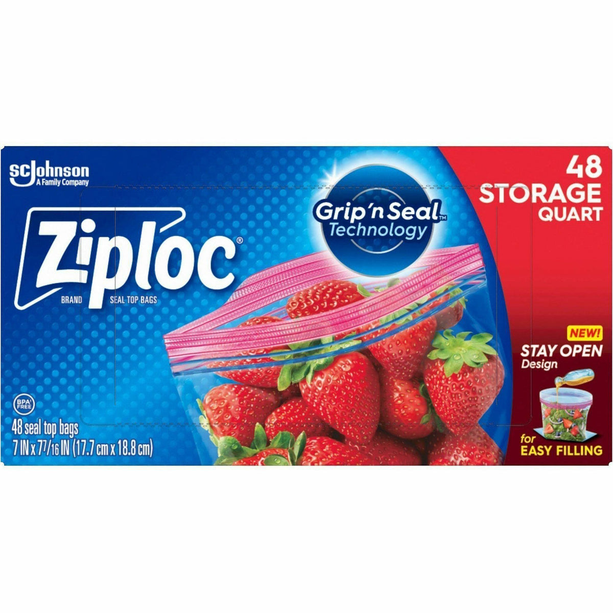 Ziploc® Stand-Up Storage Bags