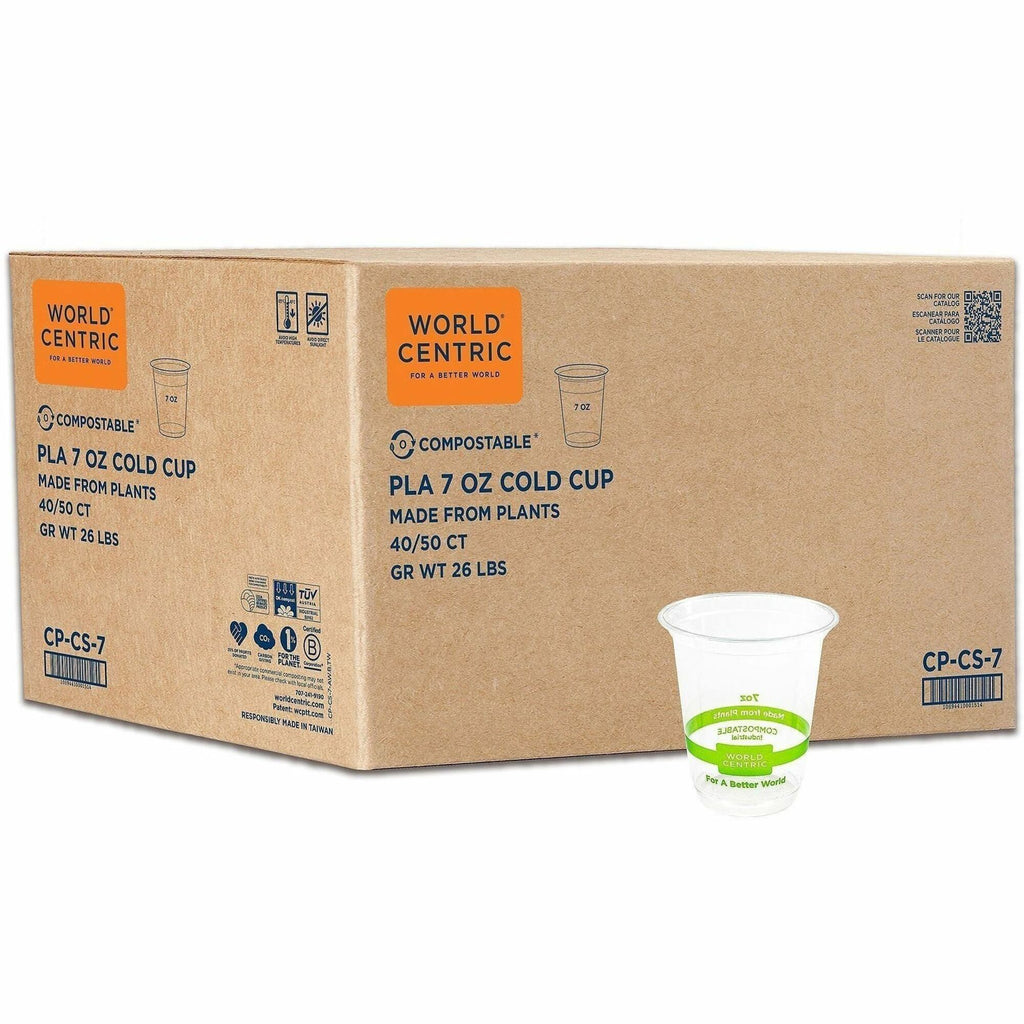 World Centric Compostable Clear Cold Cups