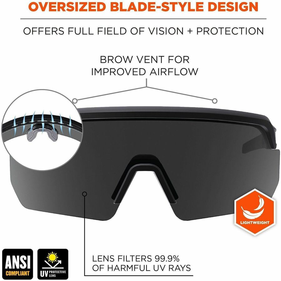 Ergodyne AEGIR Enhanced Anti-Fog Safety Glasses