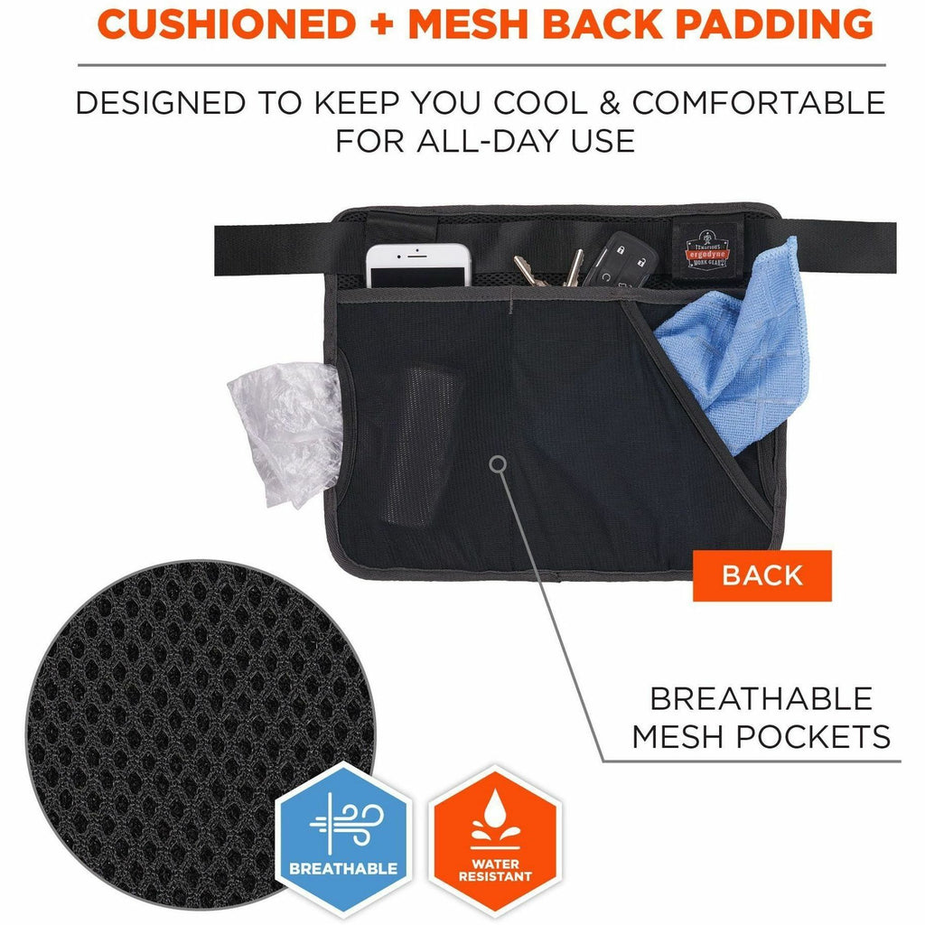 Ergodyne Arsenal 5715 Carrying Case (Pouch) Brush, Cleaning Kit, Towel - Black