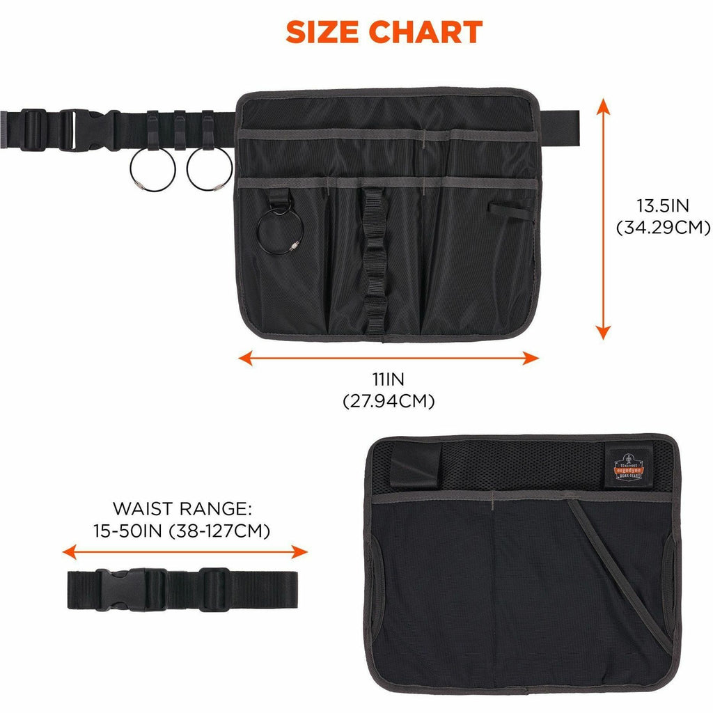 Ergodyne Arsenal 5715 Carrying Case (Pouch) Brush, Cleaning Kit, Towel - Black