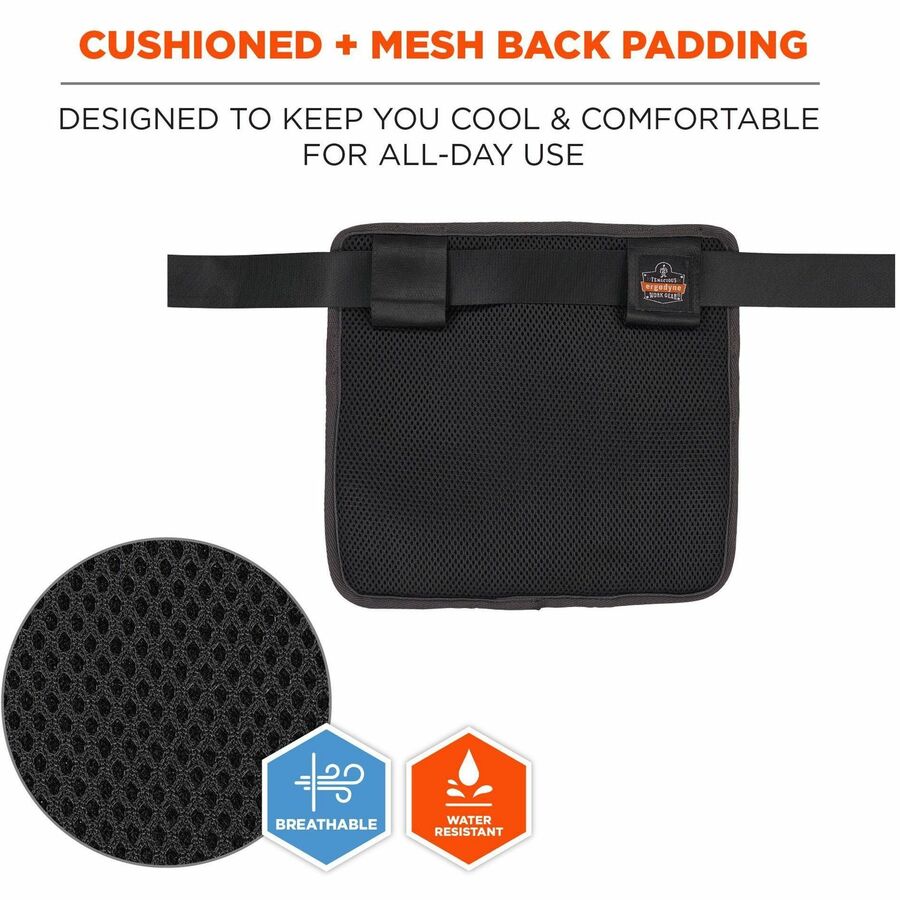 Ergodyne Arsenal 5716 Carrying Case (Pouch) Pen, Notepad, Handheld Device, Cell Phone, Money - Black