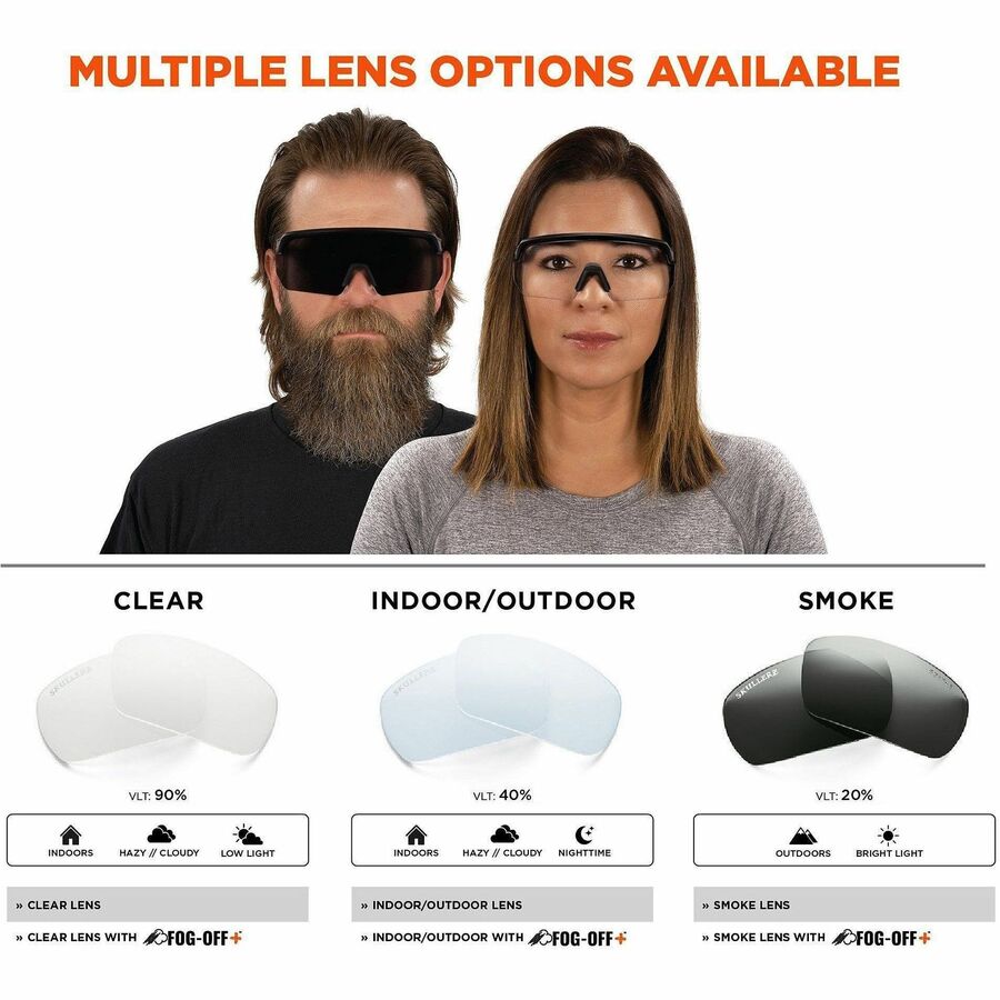 Ergodyne AEGIR Enhanced Anti-Fog Safety Glasses