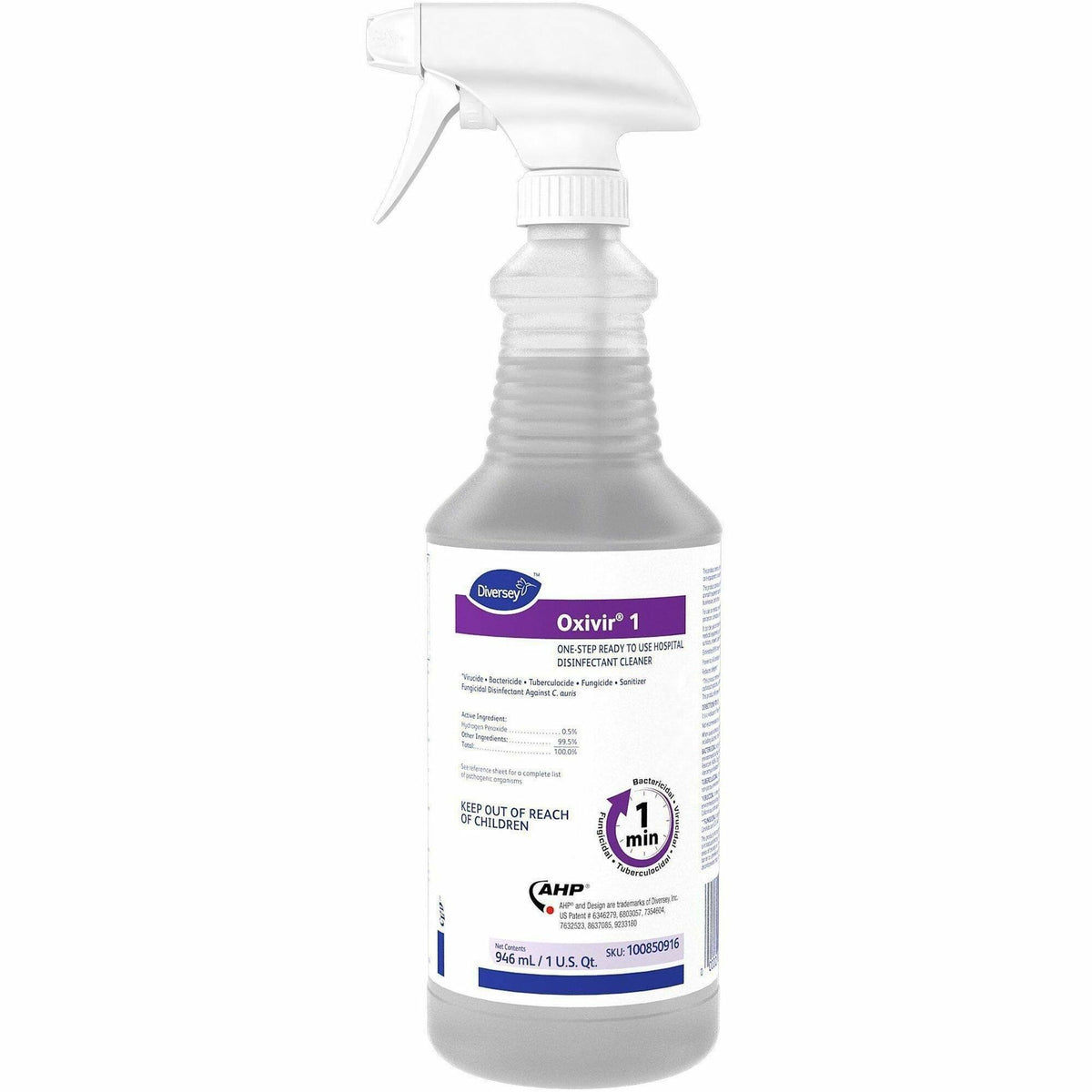 Diversey Oxivir 1 RTU Disinfectant Cleaner