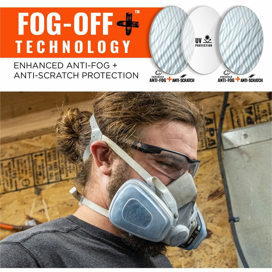 Ergodyne Anti-Fog/Scratch-Resistant Safety Glasses